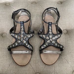 Miu Miu Crystal Starfish Sandal